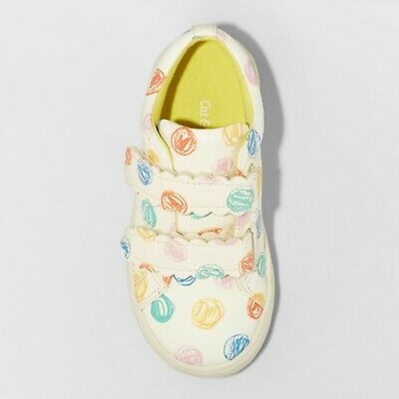 Toddler Girls’ Orlanda Sneakers-Cat & Jack White-Size12 Age 5-7 - Picture 1 of 1